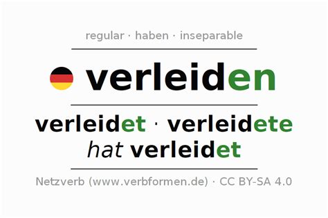 man verleiden|Conjugation of German verb verleiden